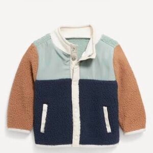 Colorblock Sherpa Jacket